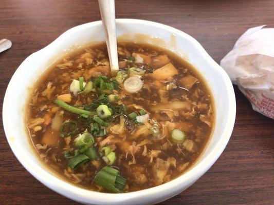 This is the best Hot and Sour soup I ever had. So much flavor. Yummy!