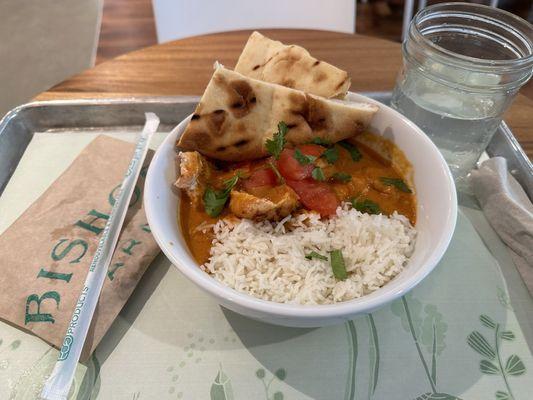 Butter Chicken Special, with cookie included (5 stars)