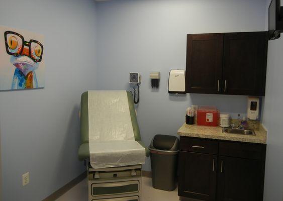 New, modern , clean exam rooms