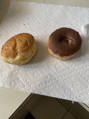 Jelly and Chocolate Frosted Donuts