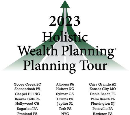 A great new stop on the Holistic Wealth Planning TM Tour!