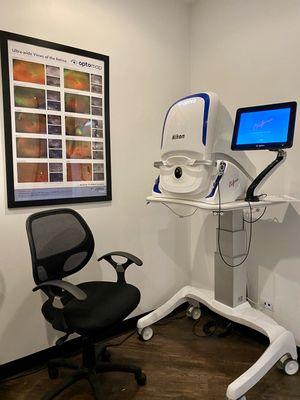 This is our super high tech retinal scanner!