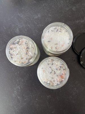 Lavender Vanilla bath salts