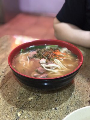 Lamb noodle soup