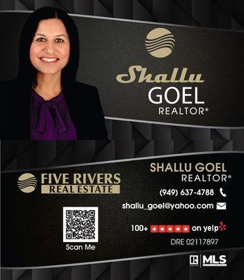 Shallu Real Estate Business Card