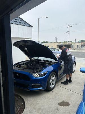 Why you should come to us because we are one of the most professional atmosphere to get your vehicle with any questions call us 909-988-3130