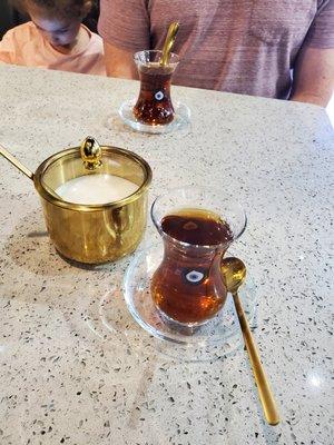 Complementary Turkish tea