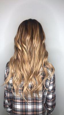 Balayage and extensions by Paige Charbonnier