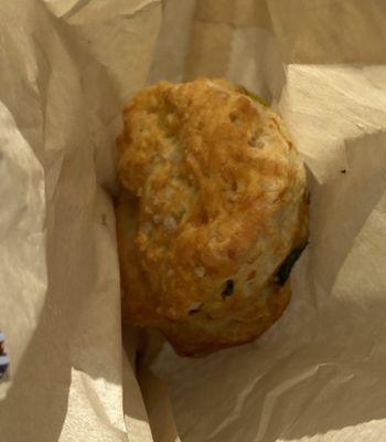 Biscuit of the day: cheddar, zucchini & garlic