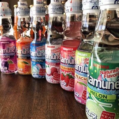 Ramune From Japan. So many flavors !!!!