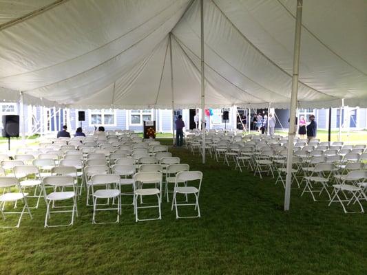 Award Presentation tent, Amityville