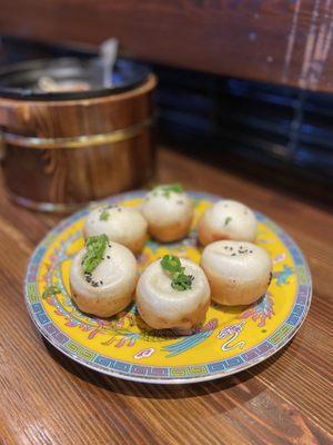 Pan fried pork buns