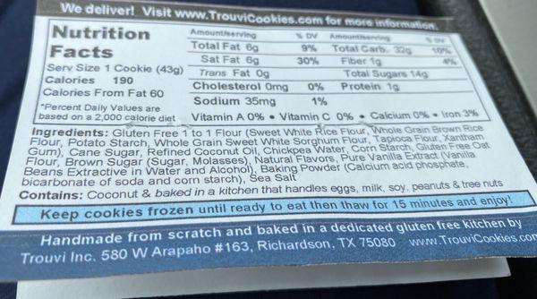 Keep the cookies frozen..... Buy what you can eat if you are from out of town.  The cookies are delicious!!