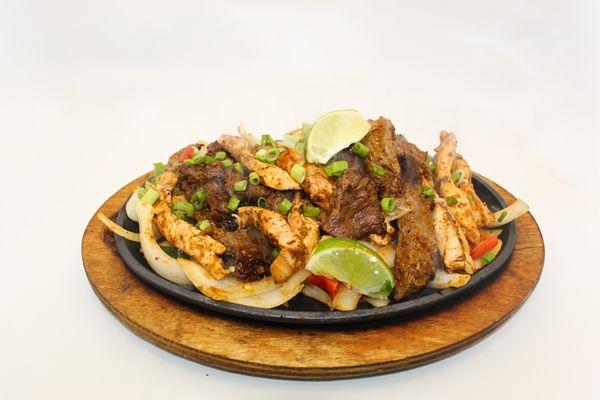 Combo Fajita for 2 people - shrimp & steak