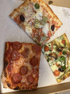 Slices, veggie & pep