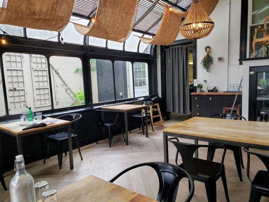 Seating Area at Brown Butter Creperie and Café