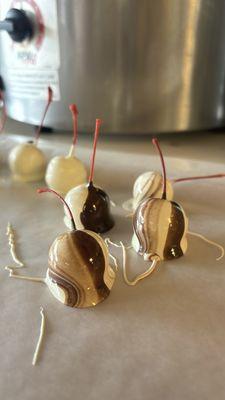 Chocolate dipped Cherries!