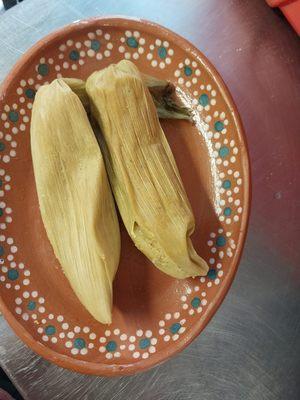 Tamales de elote !!