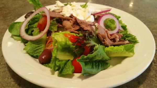 Greek salad from the summer salad menu