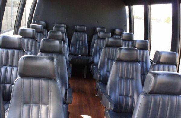 Mini bus (interior ) seats 28 passengers