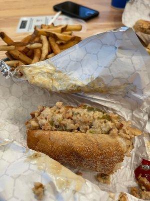 Chicken cheesesteak