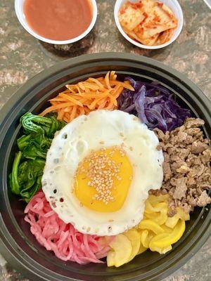 Bibimbap w/beef