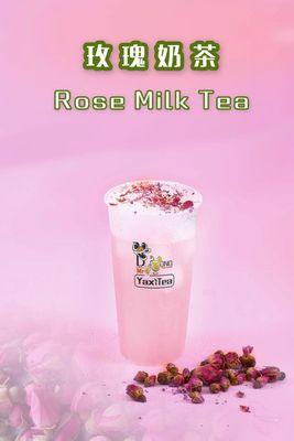 We have many Rose drinks here to provide a delicious floral flavor!