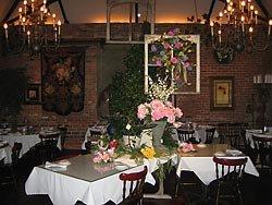 A photo showing the decor in the dining area