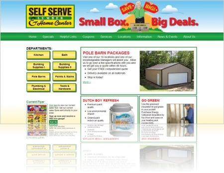 Self Serve Lumber Website