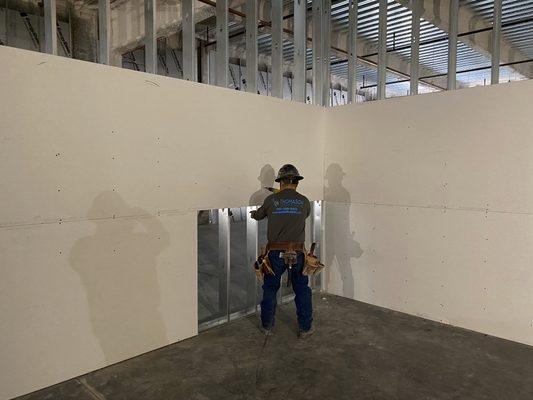 Thomason Construction should be your go to guys for drywall install on your project. We pride our self on quality and efficiency!