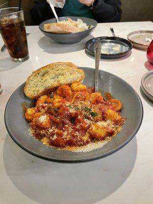 Gnocchi & Cheese with lamb and sausage