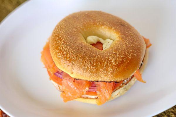 Bagel cream cheeses LOX