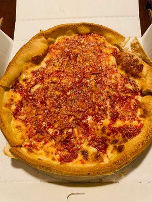 12'' Deep Dish Chicago Style Cheese Pizza