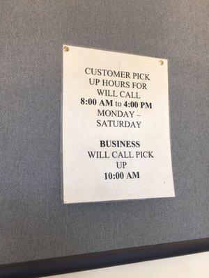 Business hours