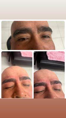 Eyebrow threading