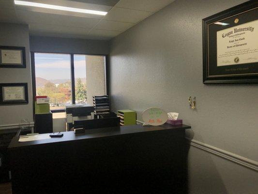 Front Office at IPA Chiro. Call or text to book your appointment! 619.324.3121