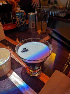 Espresso martini with mezcal!