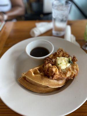 Chicken and waffles