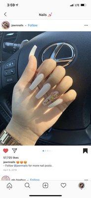 This is the nails I wanted