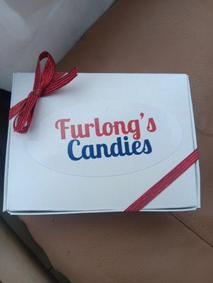 Individual box of Penuche Fudge