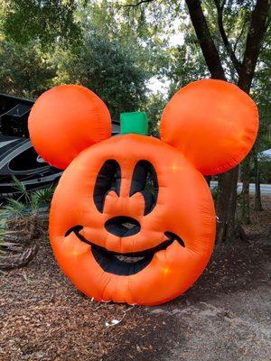 Disney Halloween 2021 Decorations, Disney's Fort Wilderness Campgrounds, Orlando