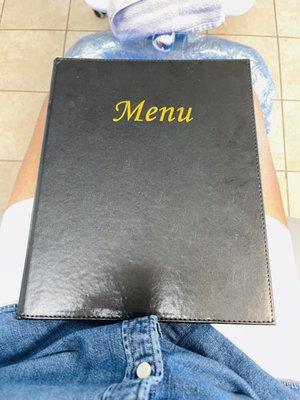 Pedicure menu