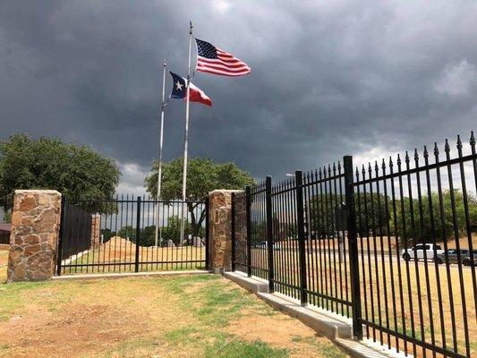 Beautiful wrought iron fence