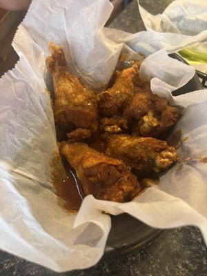 Honey chipotle wings