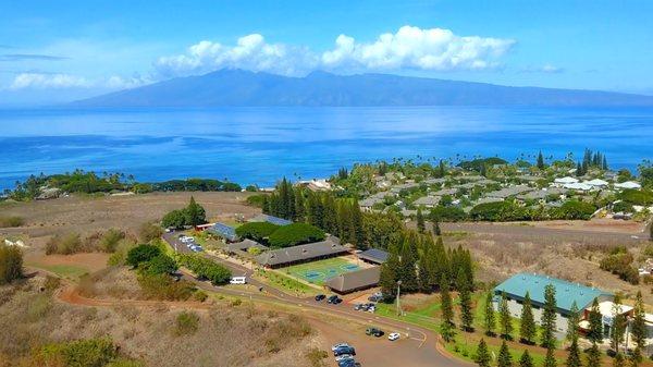 Aerial photo of Maui Preparatory Academy Campus