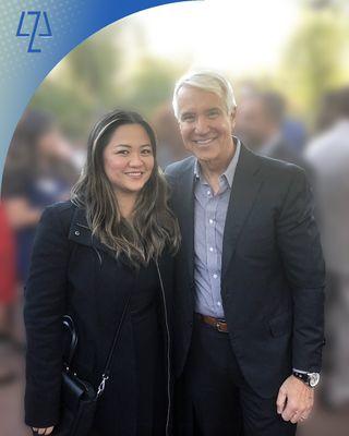 Attorney Lisa Liu with George Gascón, the new District Attorney of Los Angeles as of November 2020