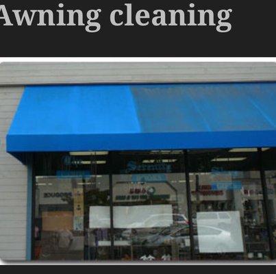 Awning cleaning is now a service we provide