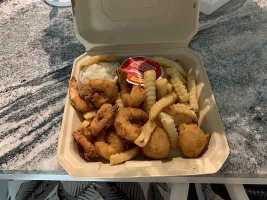 Shrimp and fries