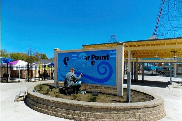 Bumbera Design working with Cedar Point.