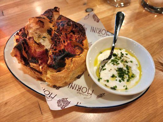 House Baked Tomato Foccacia with Stracciatella